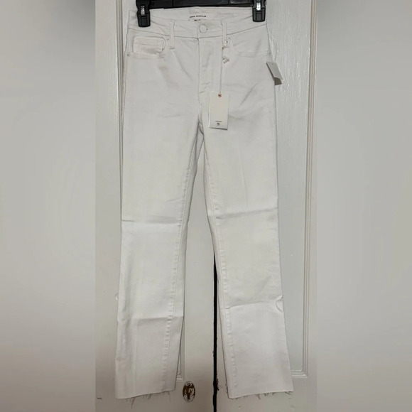 Good American Good Legs Straight-Leg Raw Hem Jeans - Picture 6 of 10